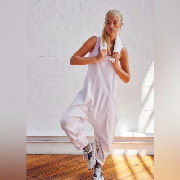 NWOT🌹FP MOVEMENT Hot Shot Onesie in Rose Quartz - Picture 1 of 4